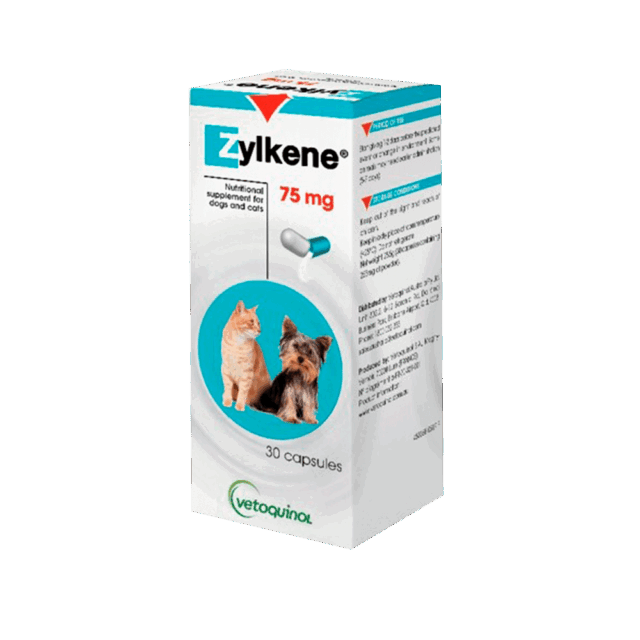 Zylkene Capsules for Small Dogs and Cats 75mg