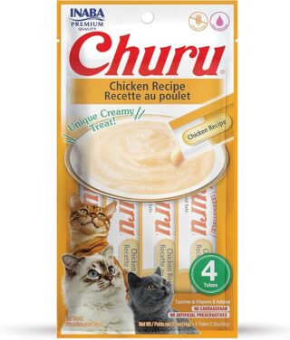 INABA CAT CHURU CHICKEN 56G 4'S