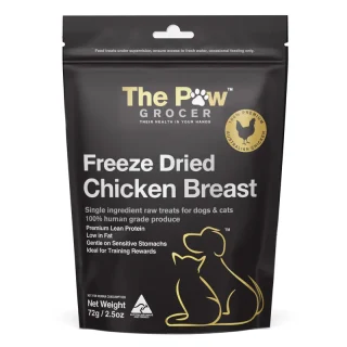 The Paw Grocer - Black Label Freeze Dried Chicken Breast 72g