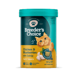 Breeder's Choice CAT TREATS CHICK BLUE 120G