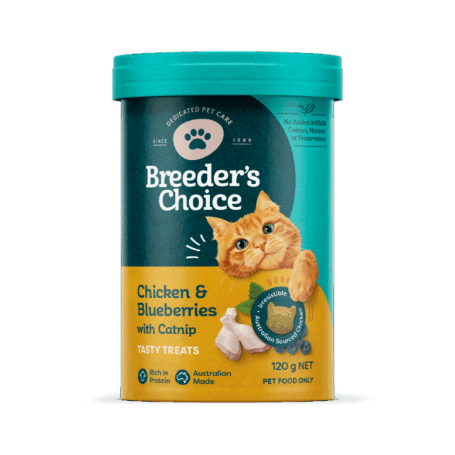 Breeder's Choice CAT TREATS CHICK BLUE 120G