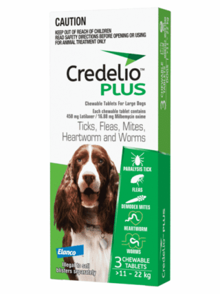 CREDELIO PLUS Large Dog Green 07/26