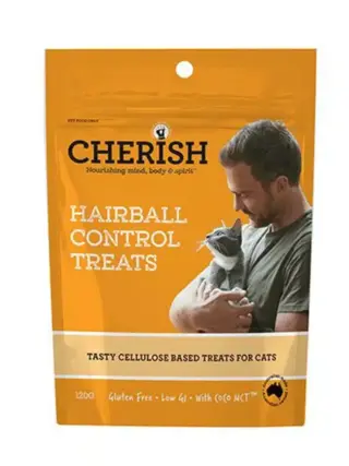 Cherish Hairball Control Cat Treats - 120g