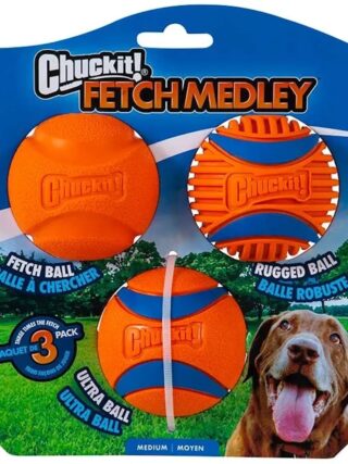 Chuckit Fetch Medley Gen 3 - 3 Pack Medium