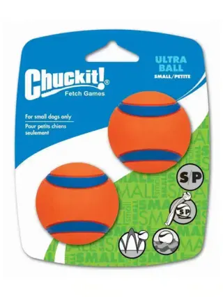 Chuckit Ultra Ball - 2 Pack Small & Medium