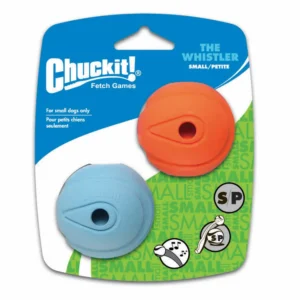 Chuckit Whistler Ball - 2 Pack Small & Medium