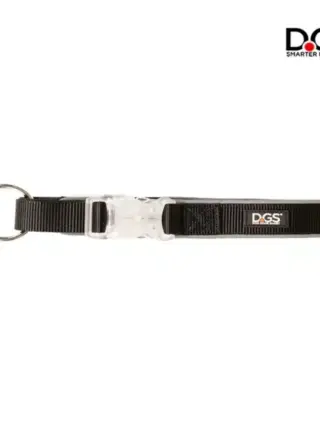 DGS LED Dog Collar Large - Black, Navy, Purple & Red