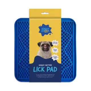DOGGYLICIOUS DOGGY BUTTER LICK PAD BLUE