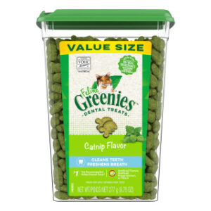 Greenies Cat Catnip Flavour Tub 277g