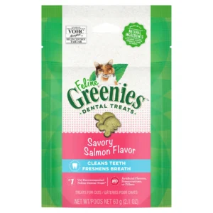 Greenies Feline Savoury Salmon Cat Dental Treats - 60g & 130g