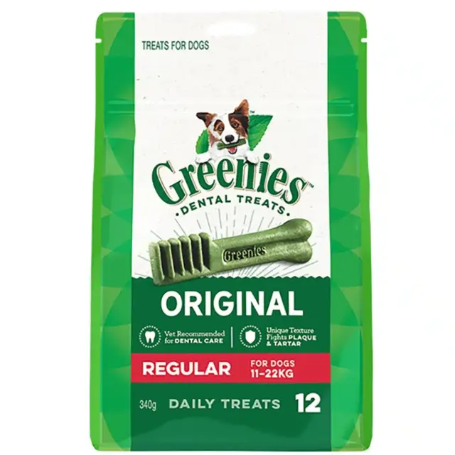 Greenies Original Regular Dog Dental Treats - 340g