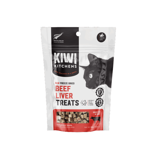 Kiwi Kitchens Freeze Dried Beef Liver Cat Treat - 30g