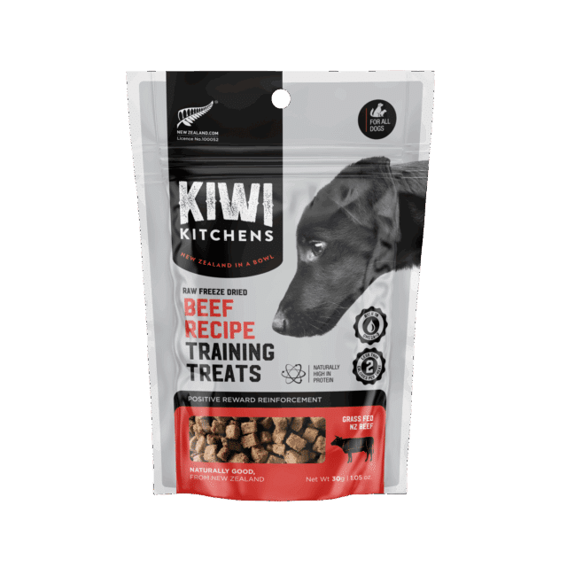 Kiwi Kitchens Freeze Dried Beef Dog Training Treats-30g