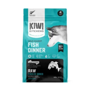 Kiwi Kitchens Freeze Dried Dog Food Fish Dinner - 425g, 900g & 1.8kg