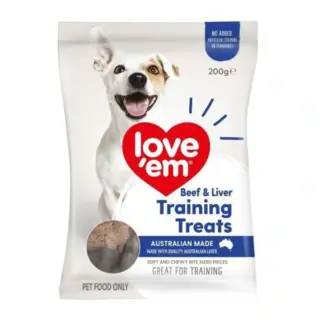 Love Em Beef & Liver Training Treats For Dogs - 200g & 400g