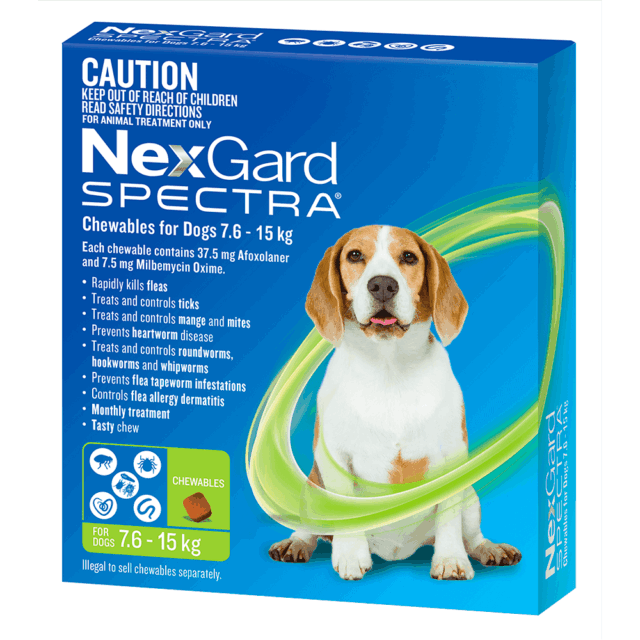 NEXGARD SPECTRA Medium Dog 3 Packs & 6 Packs