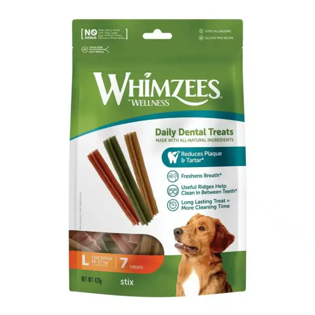 WHIMZEES STIX L VALUE BAG 7'S