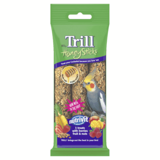 TRILL Honeystick For Cockatiels 105G 3PK