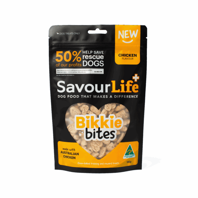 SavourLife Chicken Bikkie Bites Natural Treat For Dogs 180g