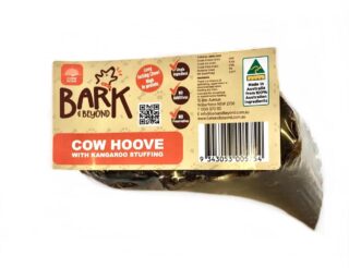 BARK & BEYOND COW HOOF WITH ROO STUFFING