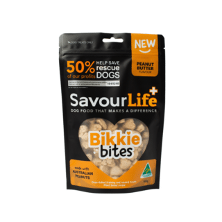 SavourLife Peanut Butter Bikkie Bites Natural Treat For Dogs 180g