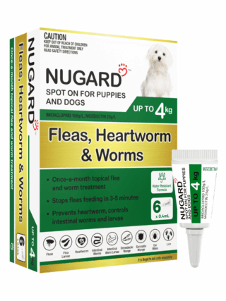 Nugard For Puppies and Toy Dogs Up to 4kg (Green)