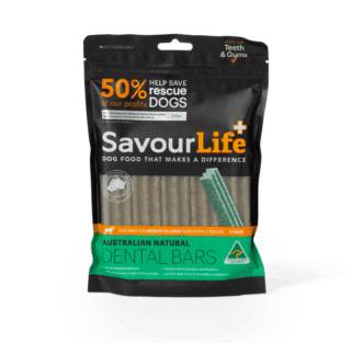 SAVOURLIFE AUSTRALIAN NATURAL DENTAL BARS MED/LARGE 5 BARS