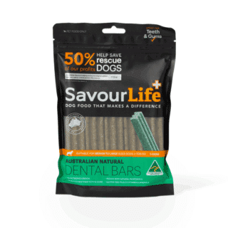SAVOURLIFE AUSTRALIAN NATURAL DENTAL BARS MED/LARGE 5 BARS
